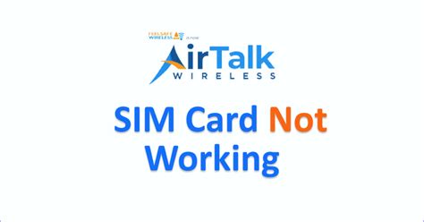 airtalk wireless replacement sim card|airtalk wireless sim card not working.